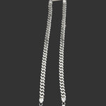 Silver Curb Link Bracelet 925 – Flat Chain