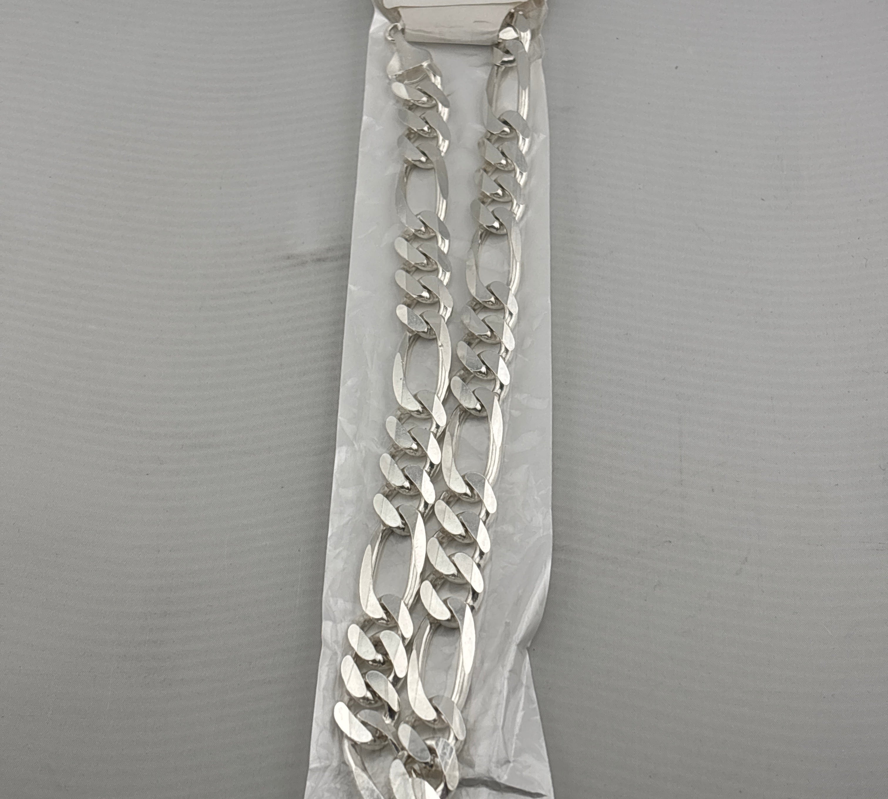 Figaro Silver Chain in 925 Sterling Silver | Italian Link Necklace