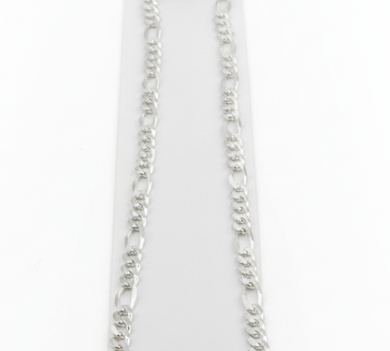 Figaro Silver Chain in 925 Sterling Silver | Italian Link Necklace