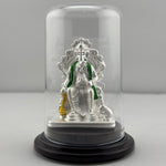 999 Pure Silver Ganesha (Lalbaugcha Raja) Idol 12gm – Divine Ganpati Murti for Pooja