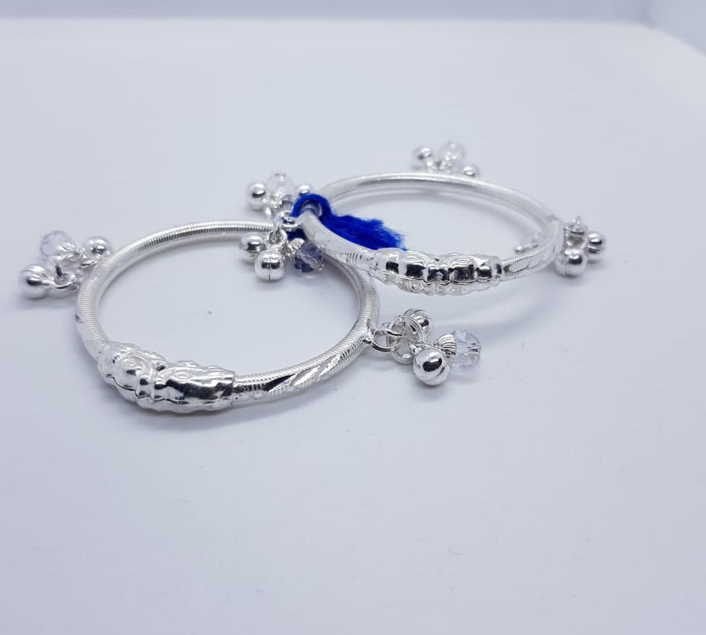 Silver Kids Bangle/ Kada J177 0 to 1 years old