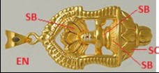 Gold Pendant 22CT 56