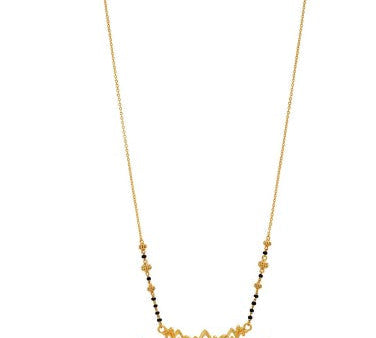 Gold Chain Mangalsutra Set 22CT 18