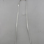 Smooth Flat Link Silver Chain 925