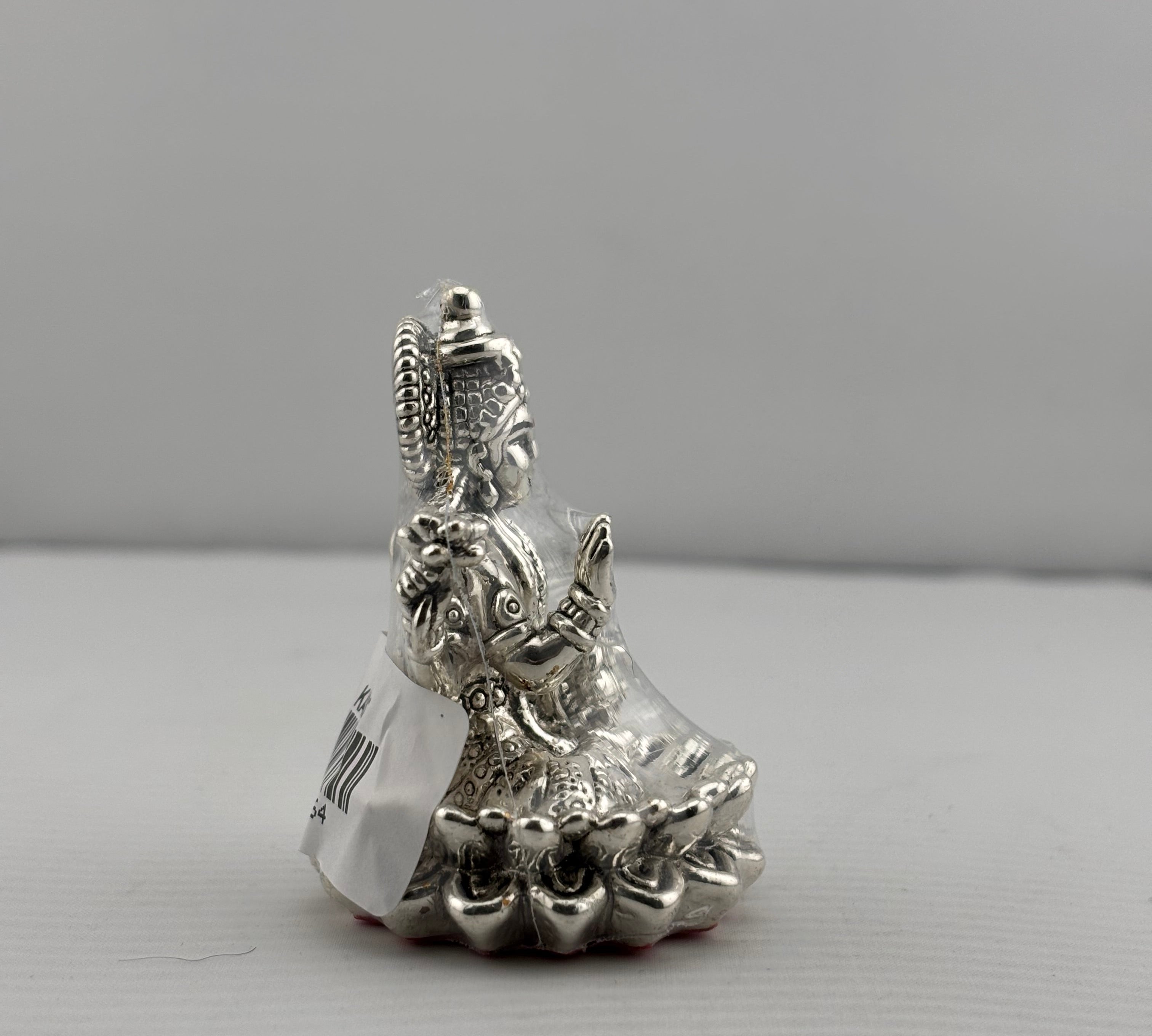 Silver Goddess Lakshmi Idol Design 2 20gm – Divine Laxmi Murti for Home Mandir & Gifting