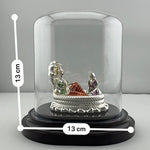 999 Pure Silver Vishnu & Lakshmi Idol 12gm – Divine Couple Murti for Temple & Gifting