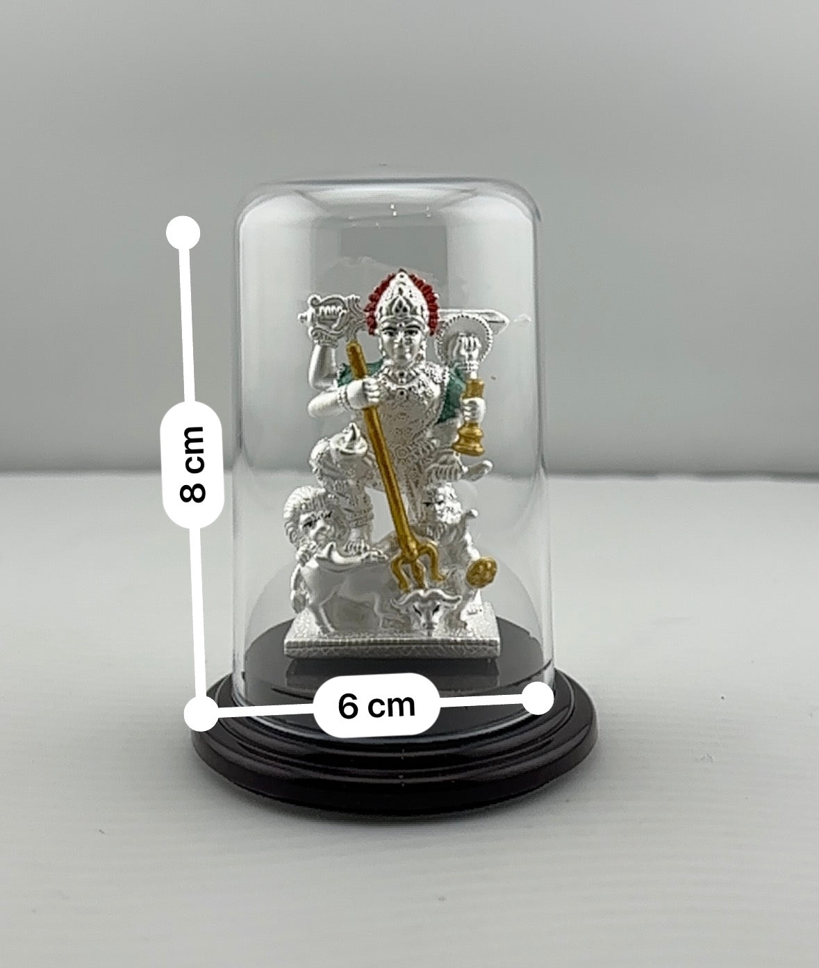 999 Pure Silver Kalimata Idol 15gm – Divine Kali Murti for Navratri & Temple Décor