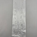 Bar Link Silver Anklet – 99.9% Pure Silver – Adjustable – 17.70 g