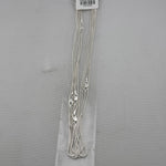 Delicate Snake Silver Chain in 925 Sterling Silver