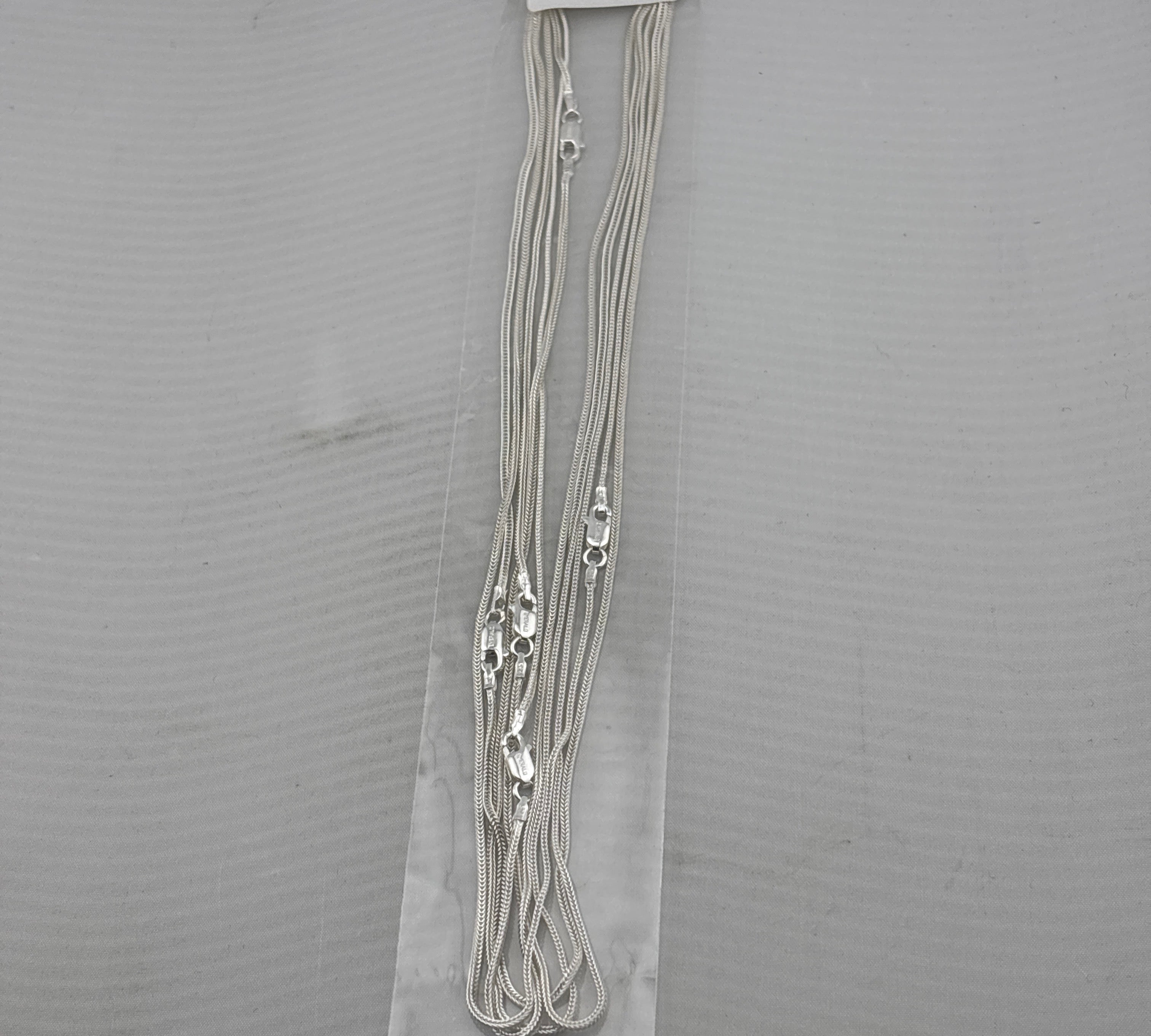 Delicate Snake Silver Chain in 925 Sterling Silver