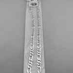 Figaro Silver Chain in 925 Sterling Silver | Italian Link Necklace