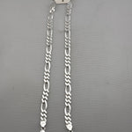 925 Sterling Silver Figaro Chain Bracelet – Italian Link
