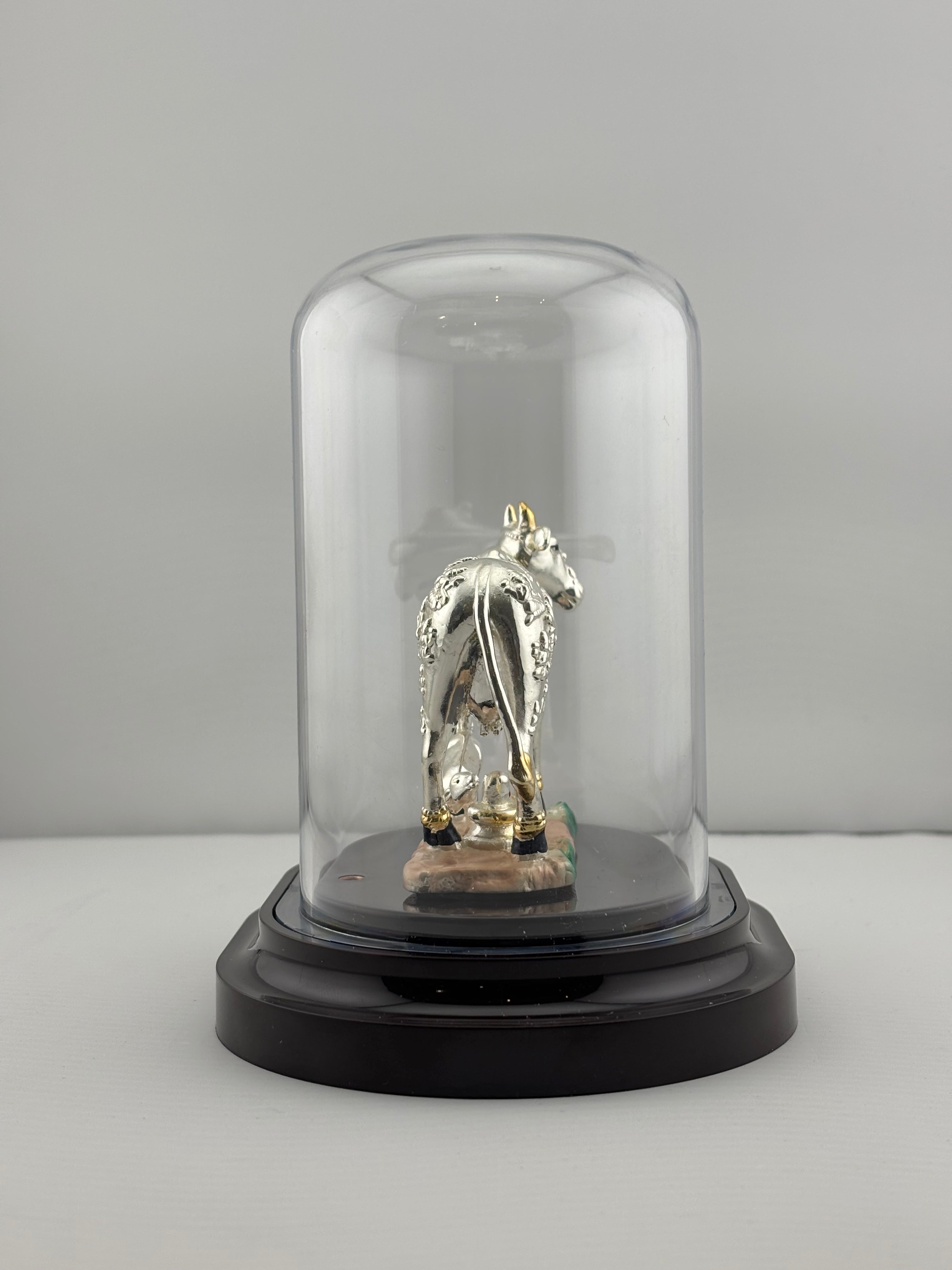 999 Pure Silver Kamadhenu Idol 39.73 gm – Sacred Wish – Fulfilling Cow Murti for Home Mandir