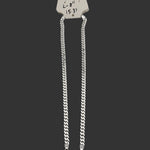 Silver Curb Link Bracelet 925 – Flat Chain