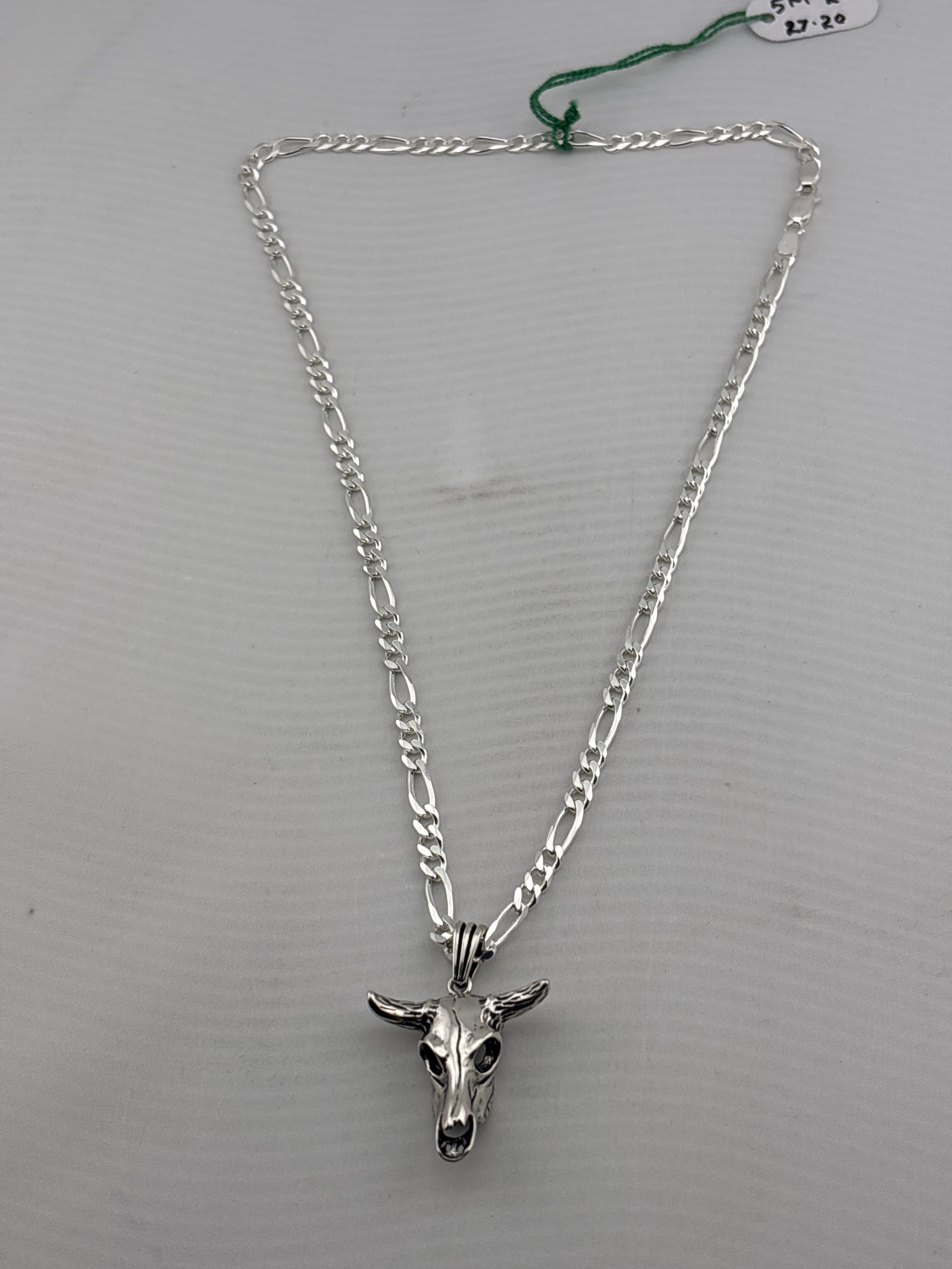 Figaro Silver Chain in 925 Sterling Silver | Italian Link Necklace