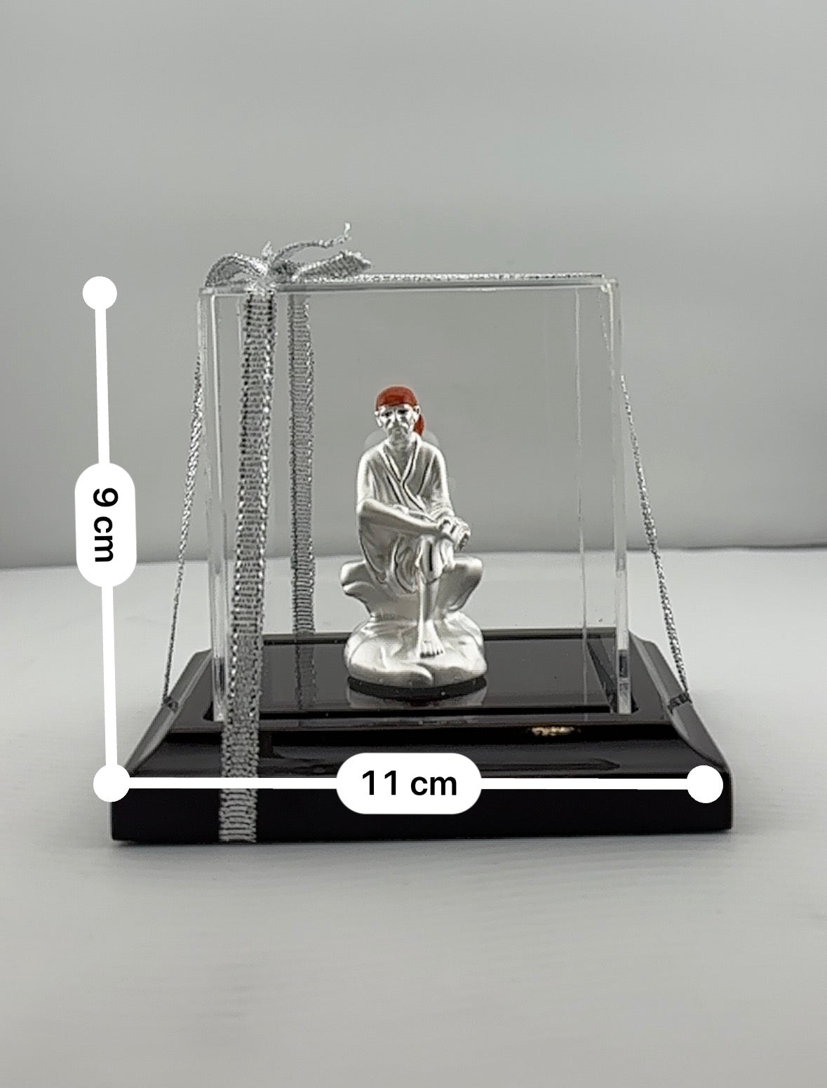 999 Pure Silver Sai Baba Idol 9gm – Divine Shirdi Sai Murti for Temple & Gifting