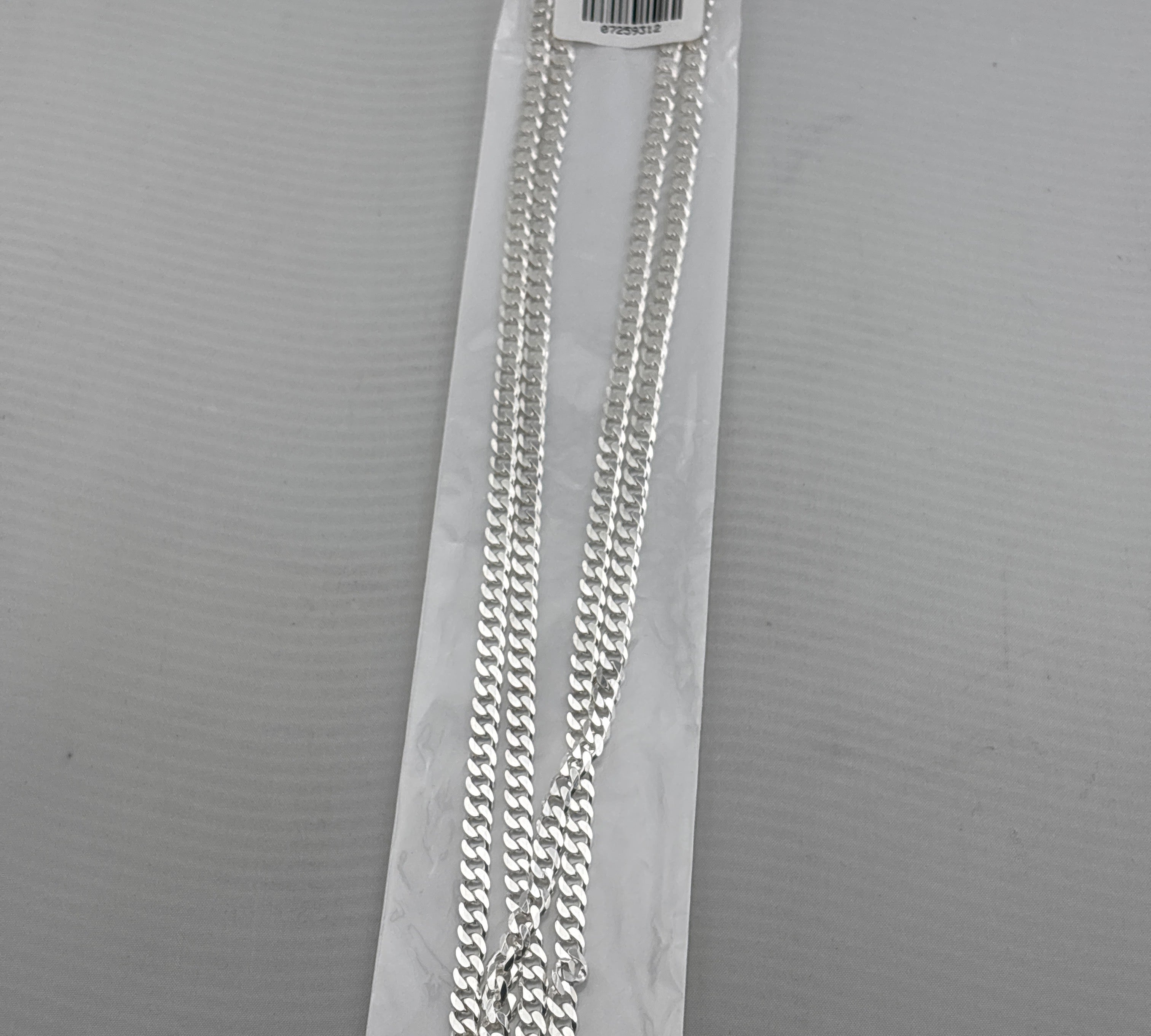 Heavy Curb Link Silver Chain in 925 Sterling Silver | Thick Chain Necklace