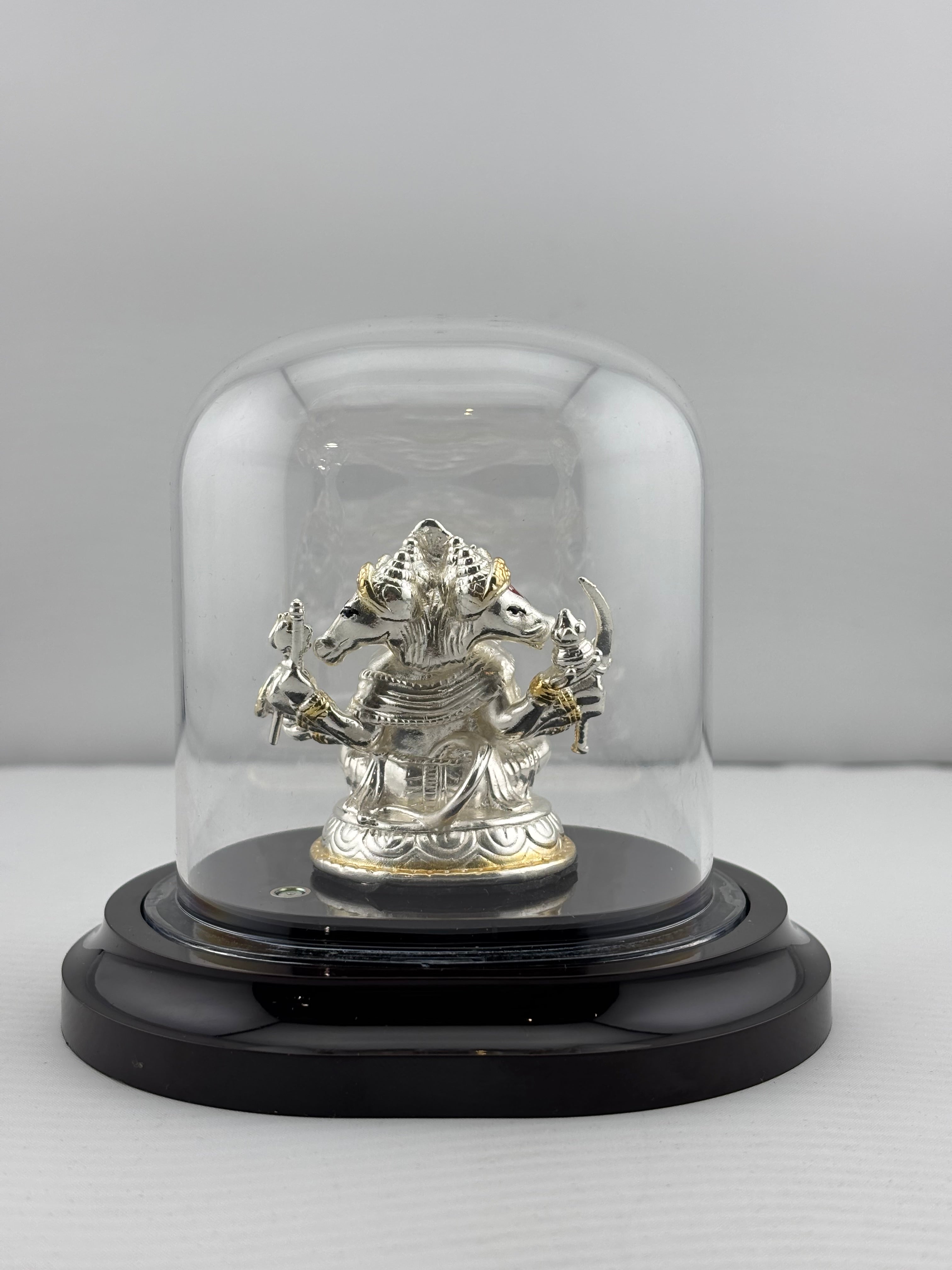 999 Pure Silver Pancha Mukhi Hanuman Idol 20gm – Five – Faced Murti for Temple & Pooja