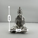 999 Pure Silver Lord Hanuman Idol 59.97gm – Divine Bajrangbali Murti for Temple & Pooja