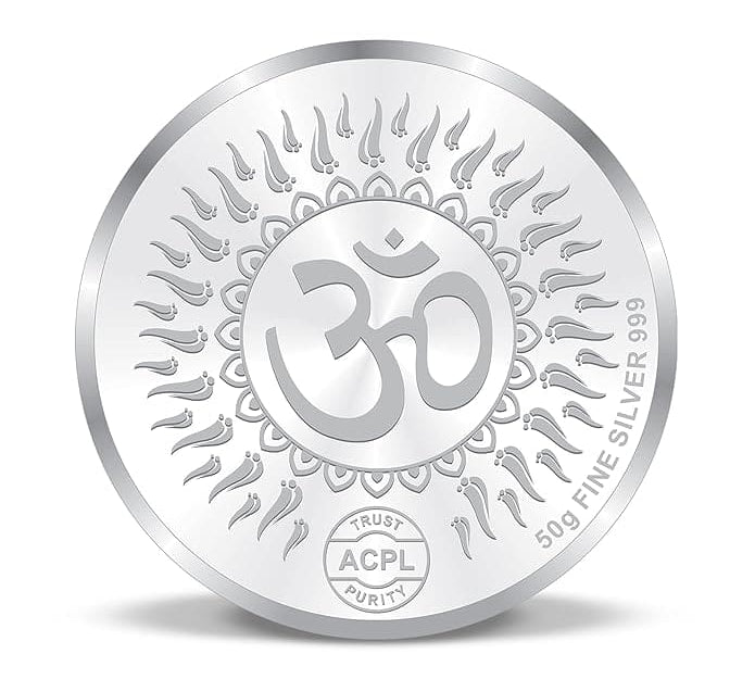 50gm pure silver coin 999 purity Fine Silver Lakshmi