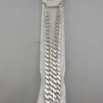 Heavy Curb Link Silver Chain in 925 Sterling Silver | Thick Chain Necklace