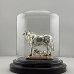999 Pure Silver Kamadhenu Idol 39.73 gm – Sacred Wish – Fulfilling Cow Murti for Home Mandir