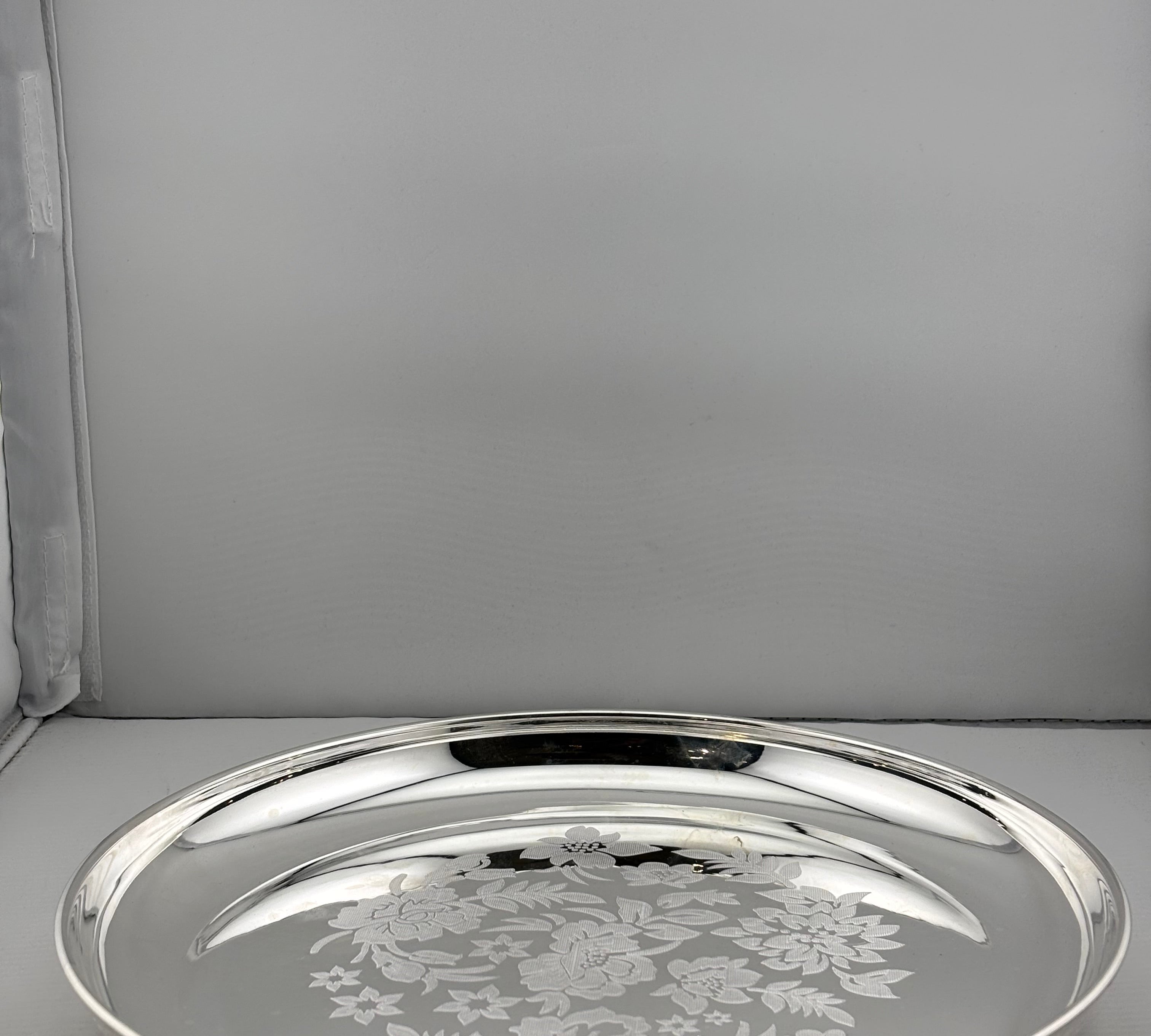 Silver Large Plate 450gm – Traditional Serving Plate for Pooja & Gifting