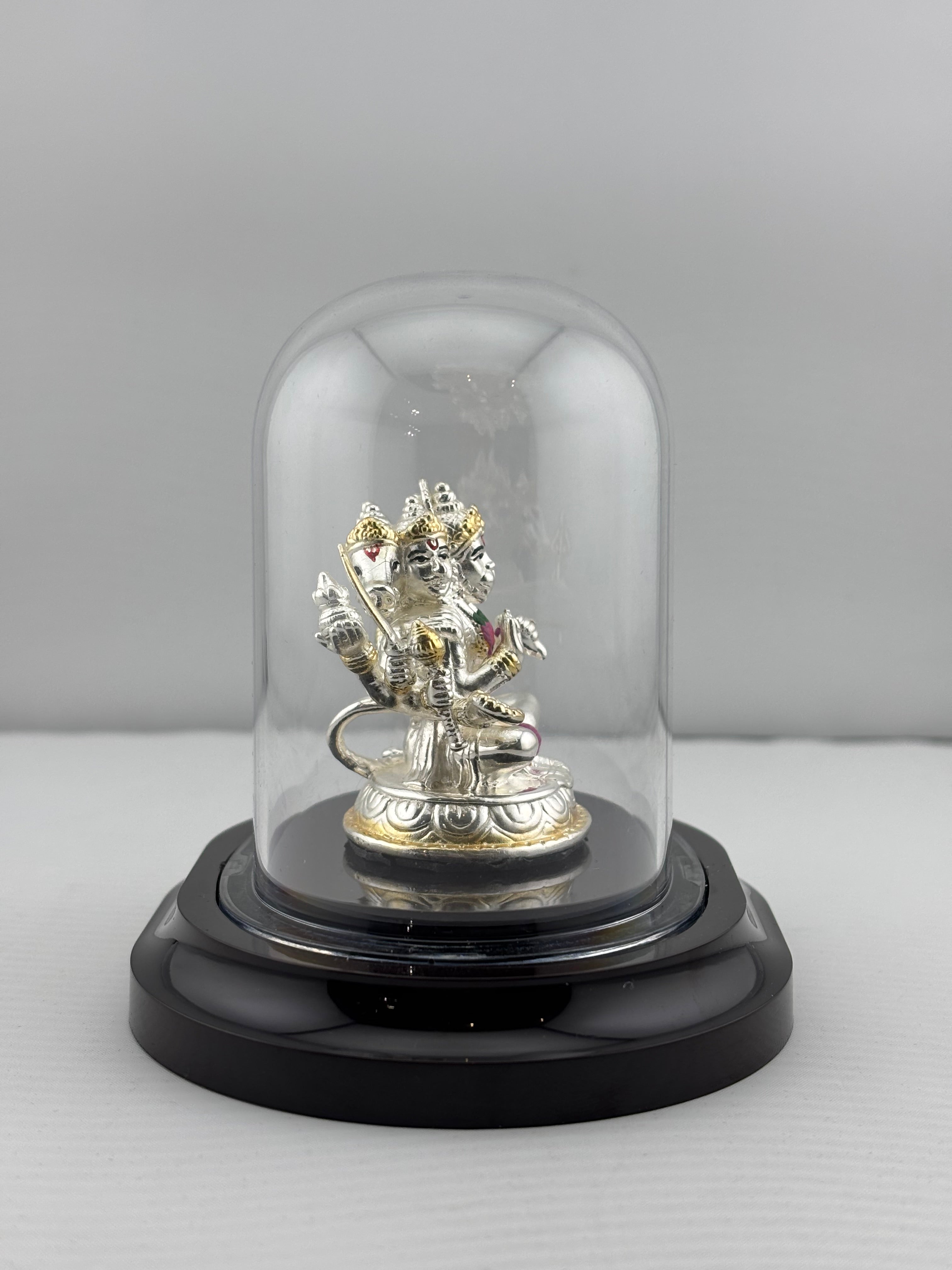 999 Pure Silver Pancha Mukhi Hanuman Idol 20gm – Five – Faced Murti for Temple & Pooja