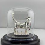 999 Pure Silver Kamadhenu Idol 11gm – Sacred Wish – Fulfilling Cow Murti for Pooja