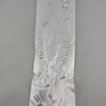 Stacked Bead Harmony Silver Anklet – 99.9% Pure Silver – Weight:20g