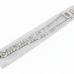 Figaro Silver Chain in 925 Sterling Silver | Italian Link Necklace