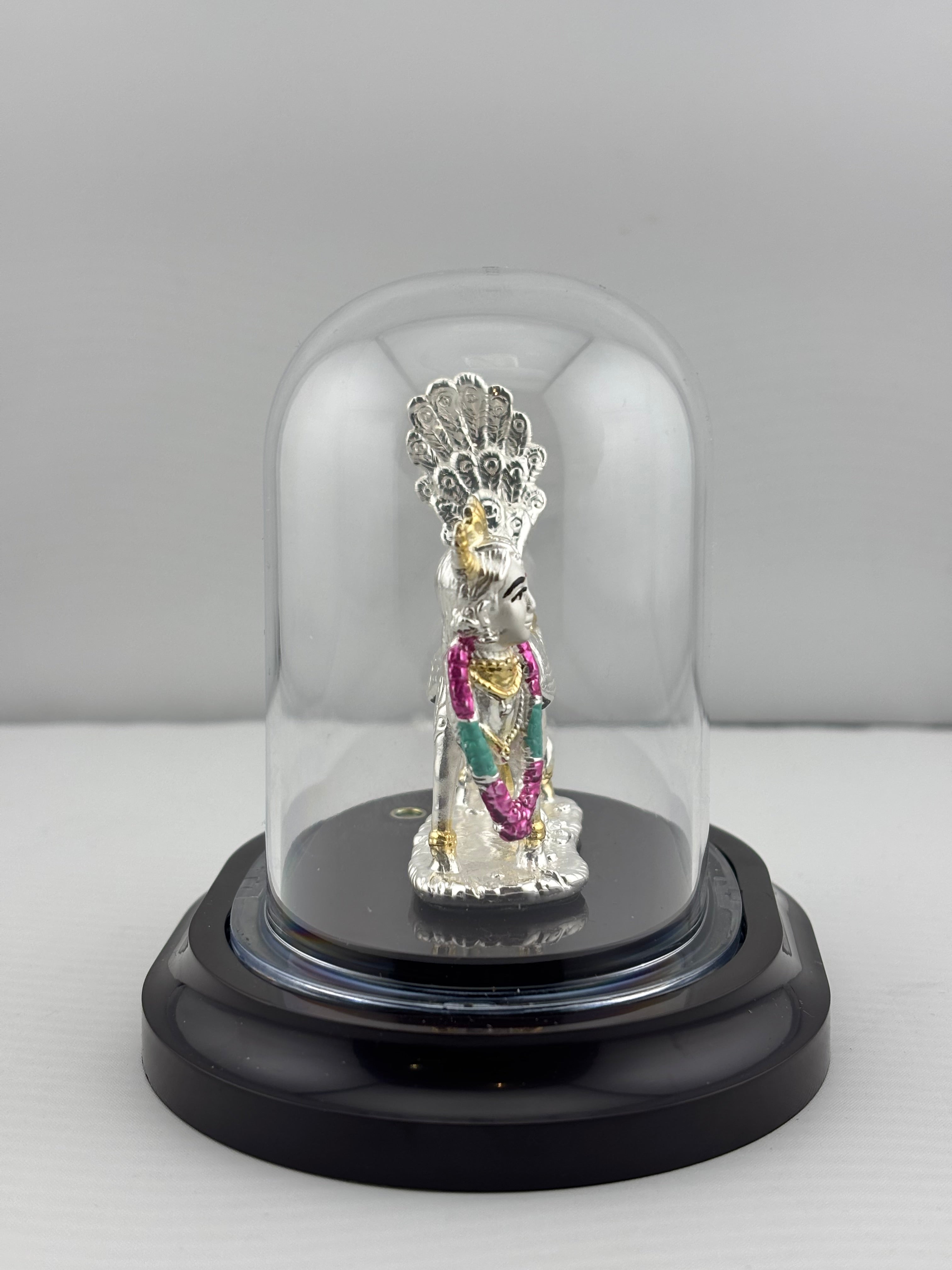 999 Pure Silver Kamadhenu Idol 11gm – Sacred Wish – Fulfilling Cow Murti for Pooja