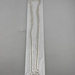 Heavy Curb Link Silver Chain in 925 Sterling Silver | Thick Chain Necklace