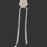 Silver Curb Link Bracelet 925 – Flat Chain