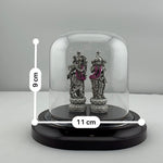 999 Pure Silver Radha Krishna Idol 12gm – Divine Couple Murti for Temple & Gifting