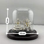 999 Pure Silver Ganesha & Lakshmi Idol 15gm – Prosperity Murti for Diwali & Temple Décor