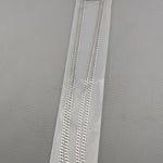 Japanese Curb Silver Chain in 925 Sterling Silver | Sleek Flat Link Chain Necklace