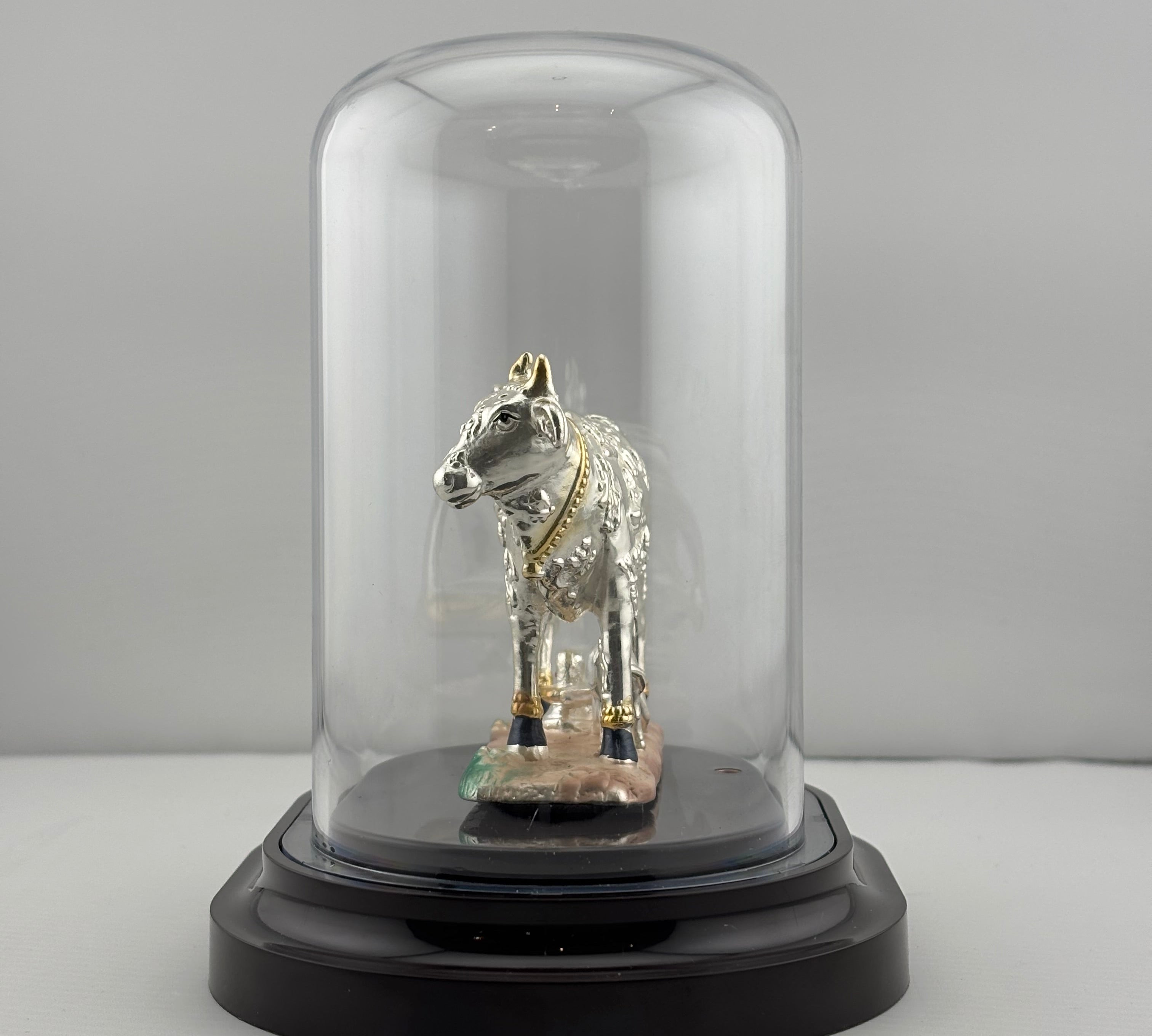 999 Pure Silver Kamadhenu Idol 39.73 gm – Sacred Wish – Fulfilling Cow Murti for Home Mandir