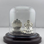 999 Pure Silver Ganesha & Lakshmi Idol 15gm – Prosperity Murti for Diwali & Temple Décor
