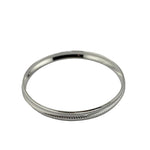 925 Sterling Silver Bar Segment Textured Bangle/Kada – view 2