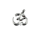 925 Sterling Silver Bold Sculpted Om Pendant - 2.59 g