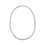 925 Sterling Silver Box Chain Necklace – Square Link Design