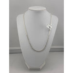 925 Sterling Silver Braided Wheat Chain Necklace – Textured