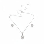 925 Sterling Silver Crescent Moon CZ Chain Bracelet