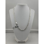 925 Sterling Silver Cuban Chain Necklace – Classic Flat