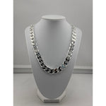925 Sterling Silver Cuban Curb Chain Necklace – Heavy