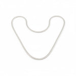 925 Sterling Silver Curb Chain Necklace – Slim Cuban Link