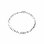 925 Sterling Silver Diamond Cut Cuban Chain Necklace –