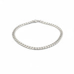 925 Sterling Silver Diamond Cut Cuban Chain Necklace –