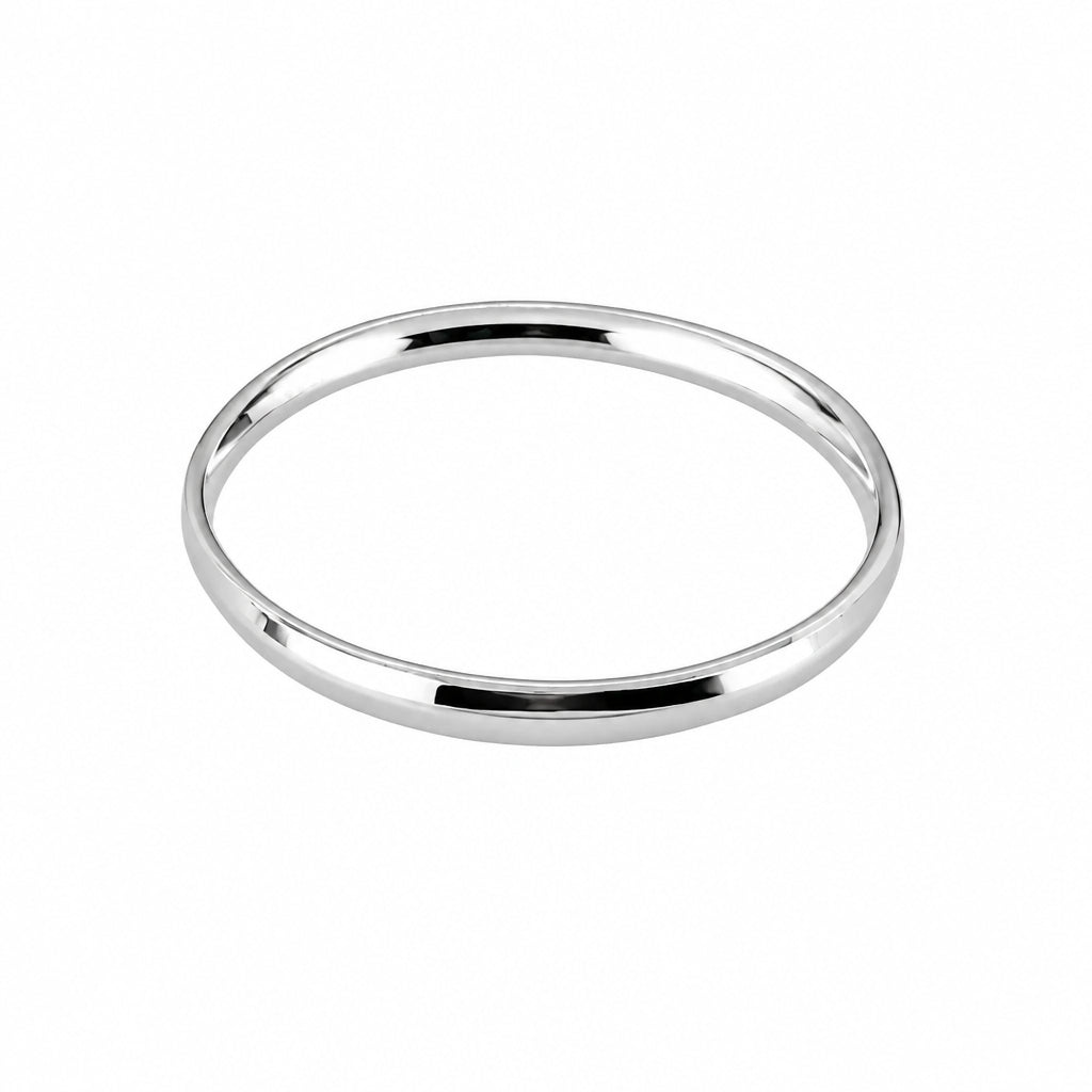 925 Sterling Silver Diamond-Cut Edge Bangle/Kada – view 4